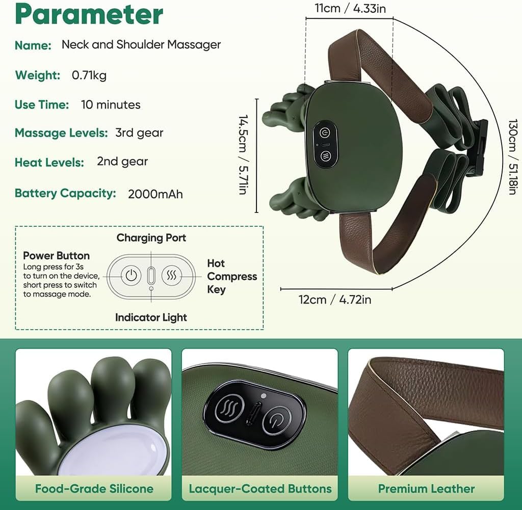 Portable Electric Neck & Back Massager